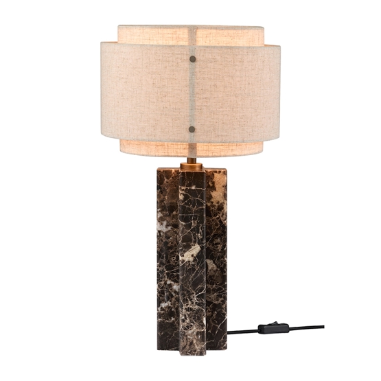 Takai Marble tafellamp, beige