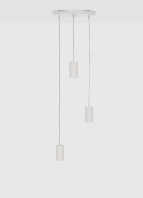 Tala Alumina Triple hanglamp (fitting), wit