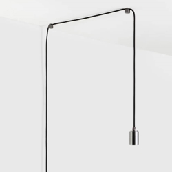 Tala Plug-in hanglamp (fitting), grafiet