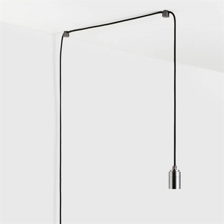 Tala Plug-in hanglamp (fitting), grafiet