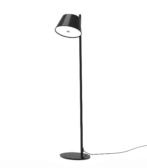 TAM TAM P vloerlamp, zwart