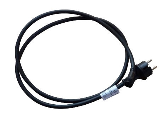 Aansluitkabel voor zwarte lichtslinger met grote lampen