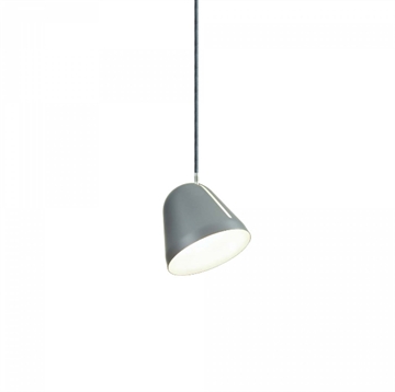 Tilt S hanglamp Ø18, zwart/roze