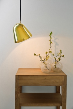 Tilt S messing hanglamp