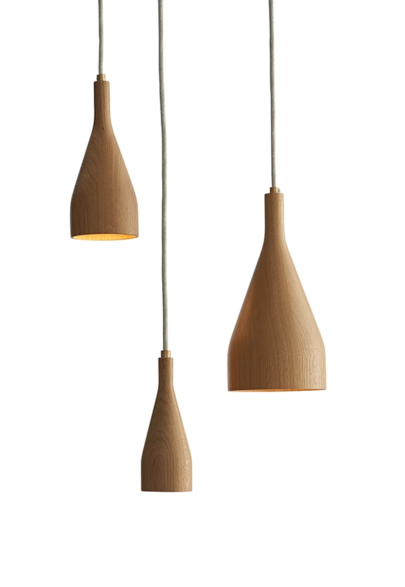 Timber hanglamp groot, eiken