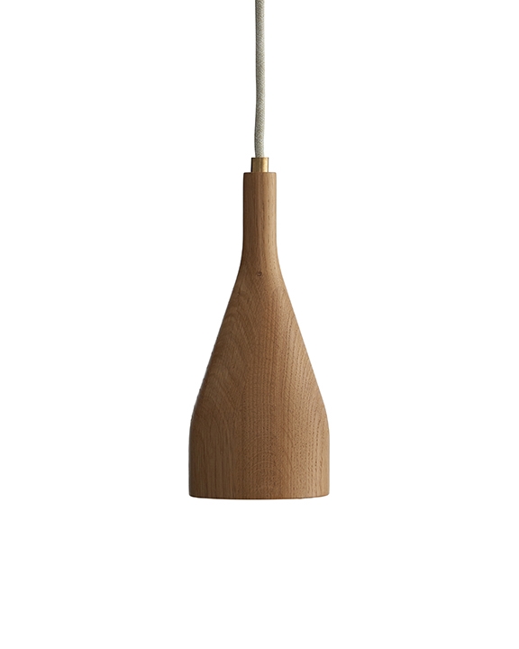 Timber hanglamp medium, eiken