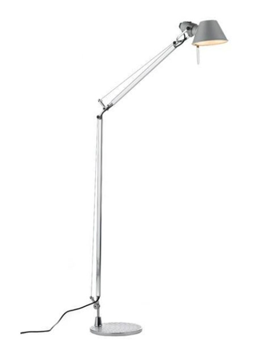 Tolomeo Lettura vloerlamp, aluminium