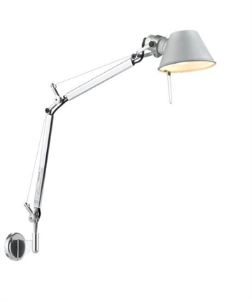 Tolomeo Micro Parete / Wandlamp, aluminium