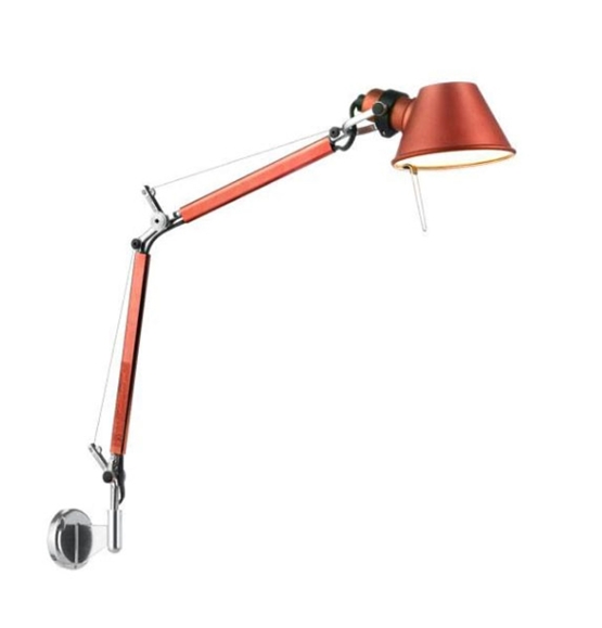 Tolomeo Micro Parete / Wandlamp, rood