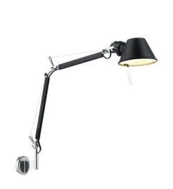 Tolomeo Micro Parete / Wandlamp, zwart