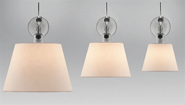 Tolomeo Parete Ø18, satijn