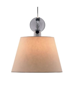 Tolomeo Parete, Ø32 grijs satijn