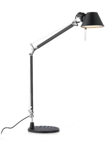 Tolomeo tafellamp, zwart m/voet