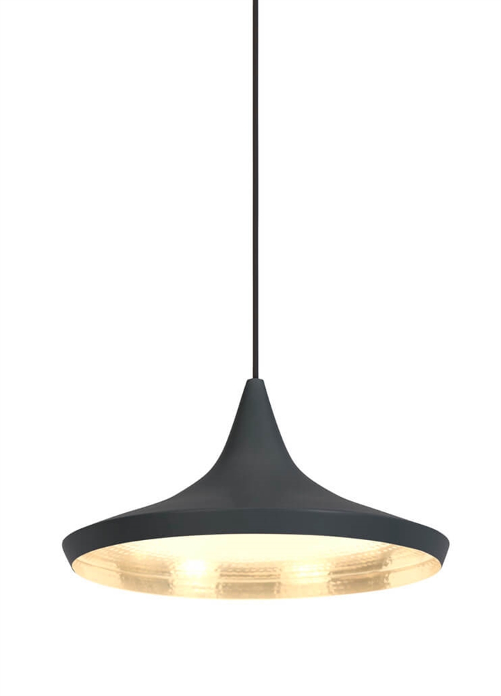 Beat Wide hanglamp, zwart