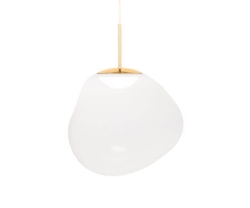 Melt hanglamp, opaal/goud