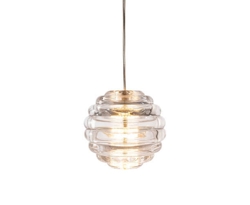 Press hanglamp mini sphere, helder