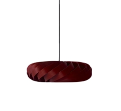 TR5 hanglamp, berken/mahognierood, 60 x 20 cm