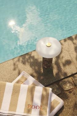 TRIP draagbare batterijlamp / tafellamp, dark emperador/opal