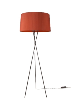 Tripode G5 vloerlamp, rood