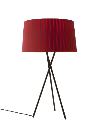 Tripode G6 tafellamp, rood