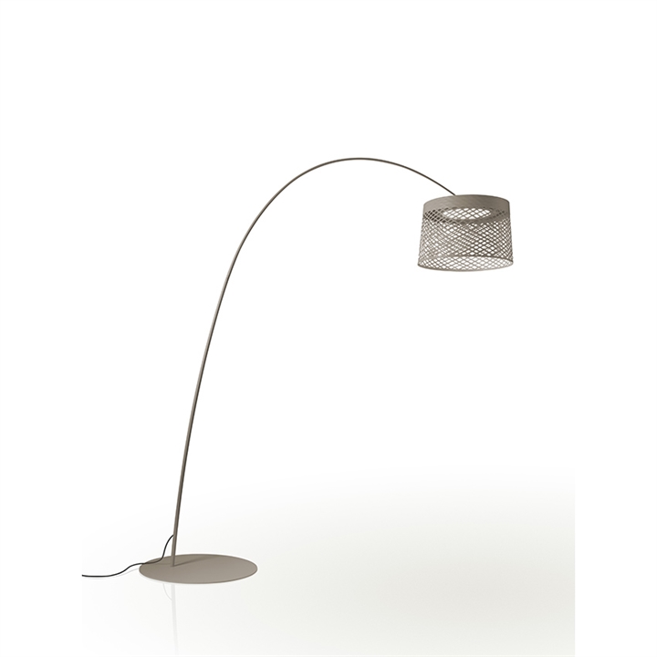 Twiggy Grid buiten vloerlamp, grijs