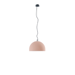 Urban Concrete 50 hanglamp, stoffig roze