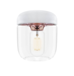 Acorn kap, wit/koper