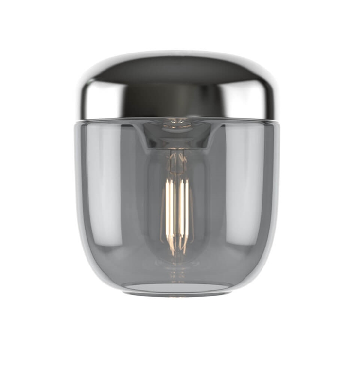 Acorn kap, smoked/staal