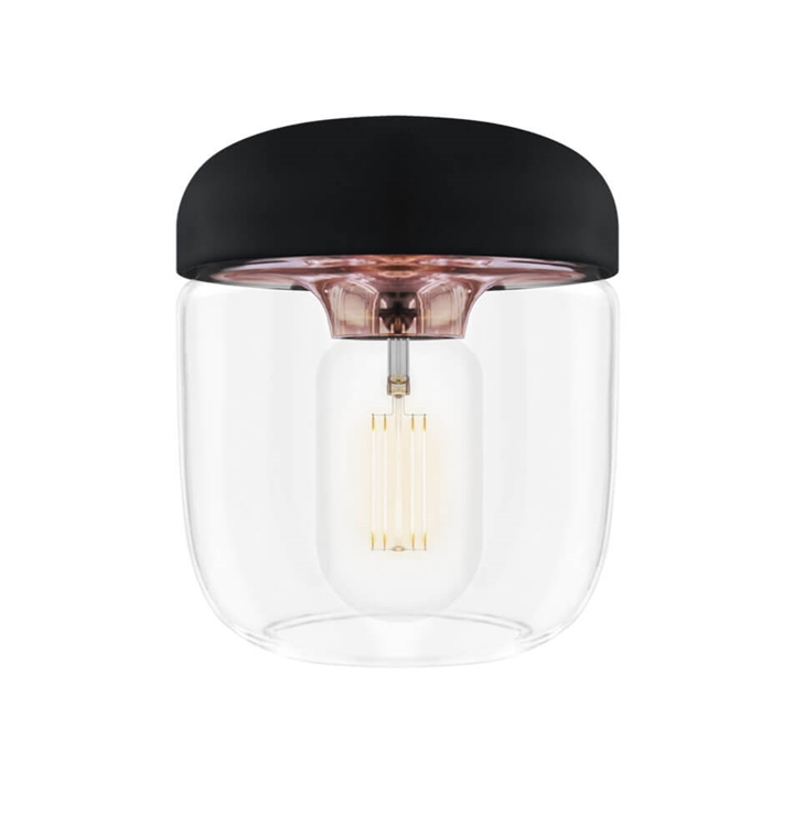 Acorn kap, zwart/koper