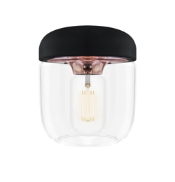 Acorn kap, zwart/koper