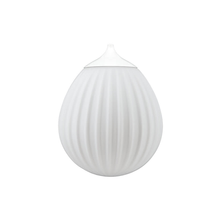 Around the World mini pendelkap, opaal/wit