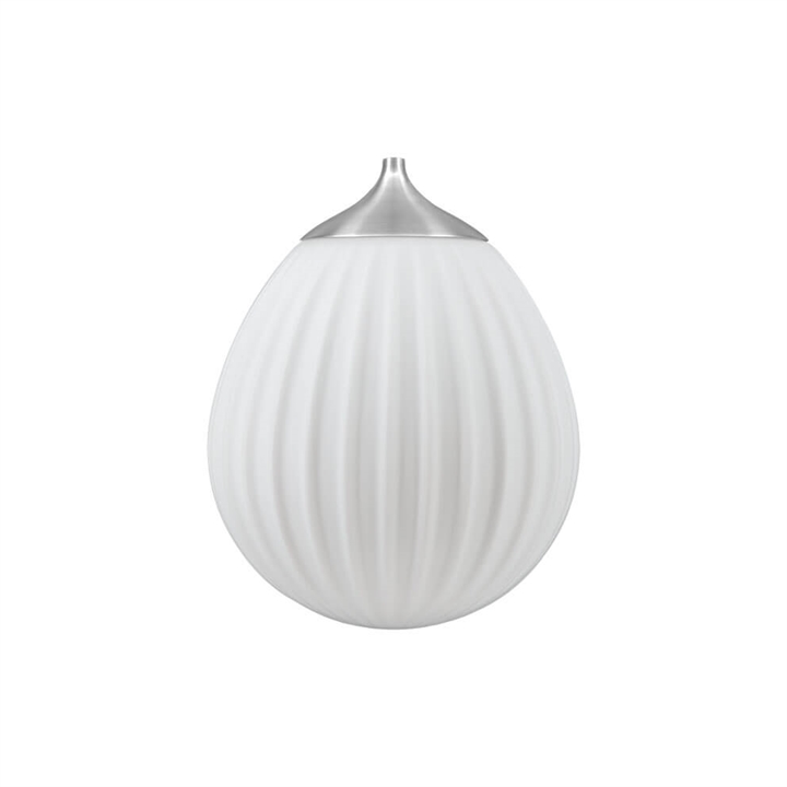 Around the World mini pendelkap, opaal/staal