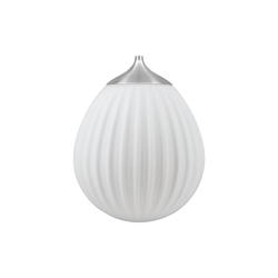 Around the World mini pendelkap, opaal/staal