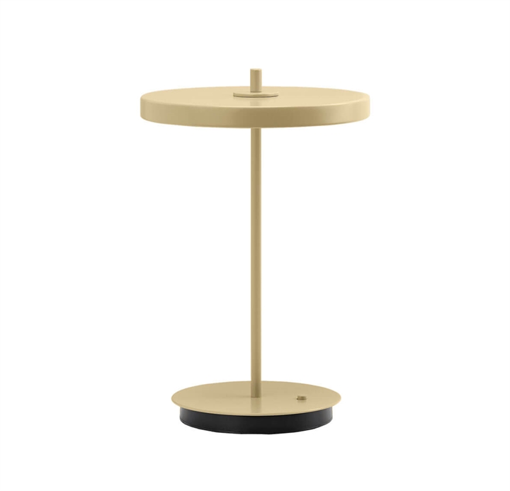 Asteria Move Monochrome batterij-/tafellamp, butter geel