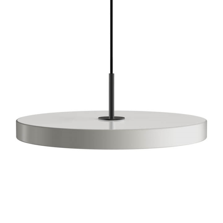 Asteria medium hanglamp, mist grijs/zwart