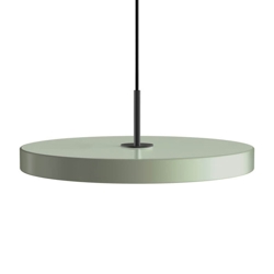 Asteria medium hanglamp, olive groen/zwart