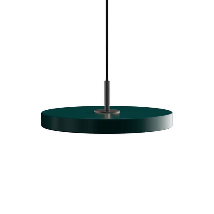 Asteria mini hanglamp, forest groen/zwart