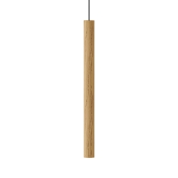 Chimes Tall hanglamp, eiken