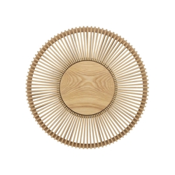 Clava Up Wood large wandlamp, eiken