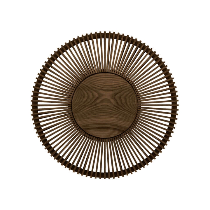 Clava Up Wood large wandlamp, donker eiken