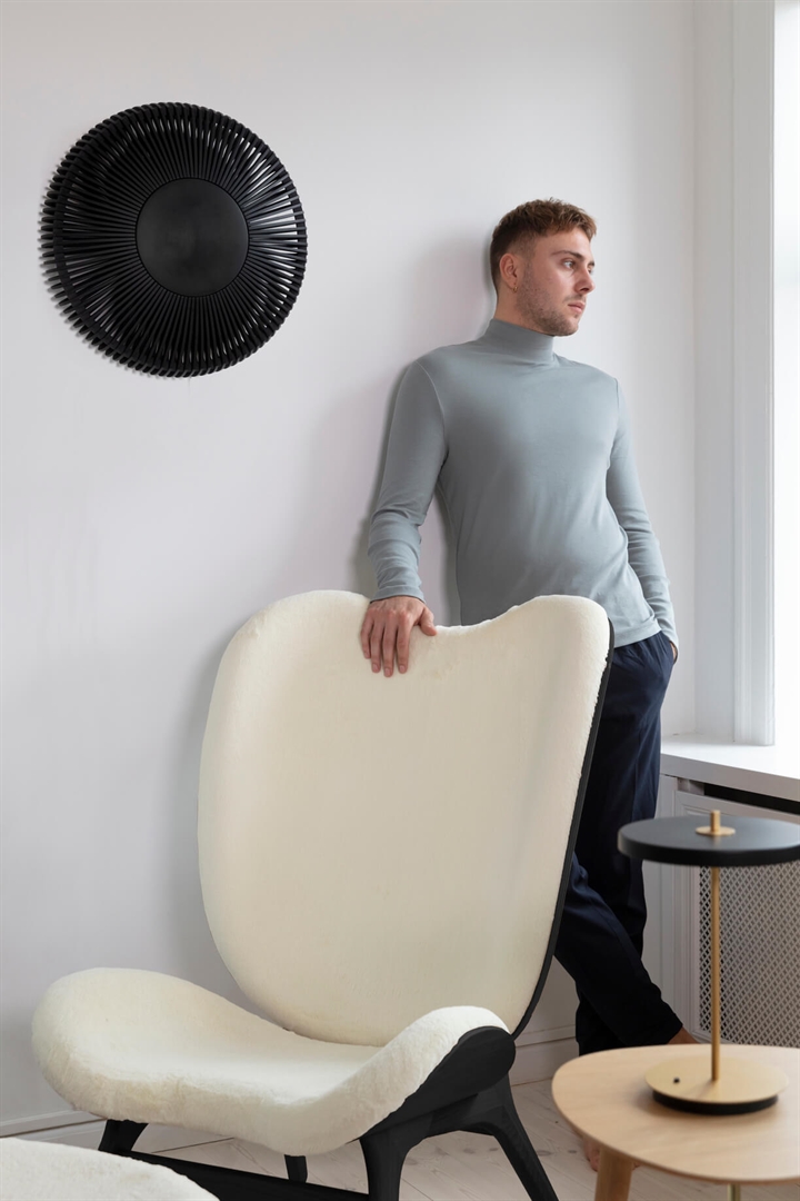 Clava Up Wood large, zwart eiken