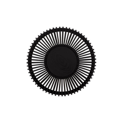 Clava Up Wood medium wandlamp, zwart eiken