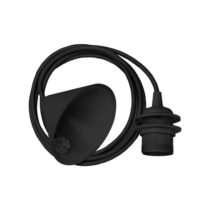Cord Set E27-ophanging, zwart