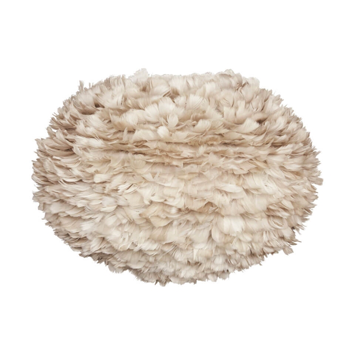 Eos large lampenkap, lichtbruin