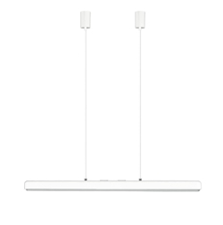 Hazel Branch 100 hanglamp, wit/staal