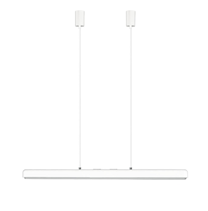 Hazel Branch 100 hanglamp, wit/staal
