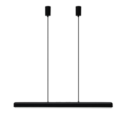 Hazel Branch 100 hanglamp, zwart/staal