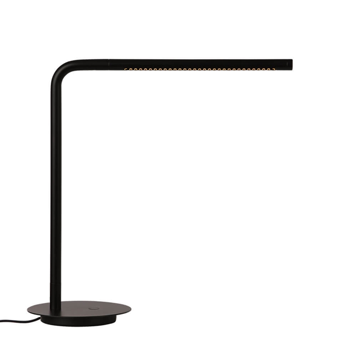 Omni tafellamp m/USB, zwart