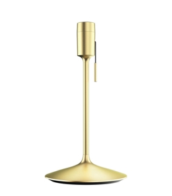 Santé tafellampstandaard m/USB, messing