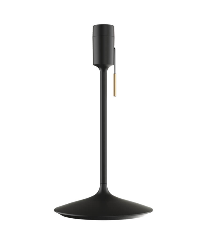 Santé tafellampvoet m/USB, zwart